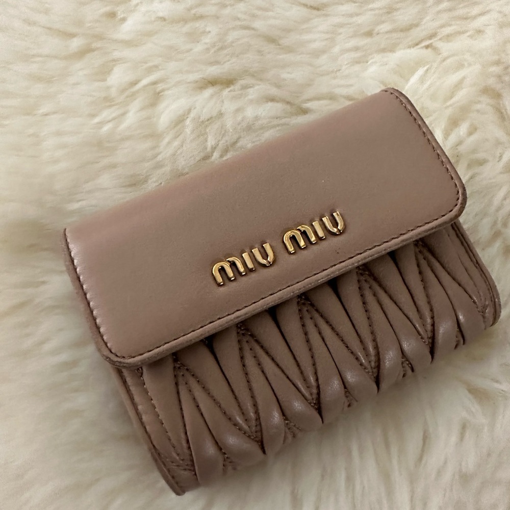 Miu Miu Beige Crossbody Bag And Wallet Only For $… - image 1